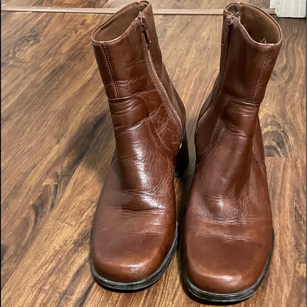 Brown Leather Boots